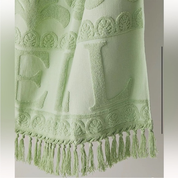 NWT Spell Seashell Beach Towel in Pistachio - Picture 5 of 9